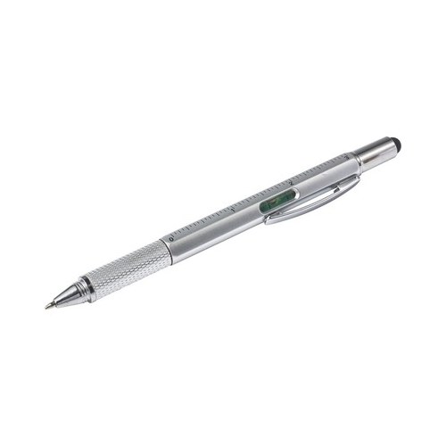 Długopis wielofunkcyjny, linijka, poziomica, touch pen