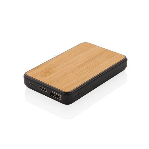 Bambusowy power bank 5000 mAh