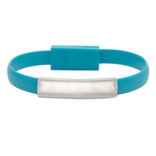 Bransoletka USB Bracelet, jasnoniebieski