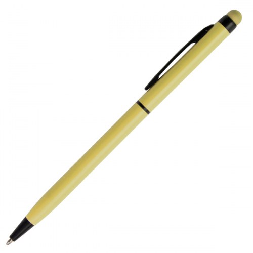 Długopis dotykowy Touch Top, żółty - druga jakość