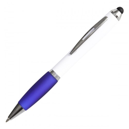 Długopis dotykowy San Rafael, niebieski/biały