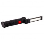 Latarka wielofunkcyjna USB Aflame, czarny