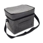 Torba termoizolacyjna na lunch RPET Gabri, szary