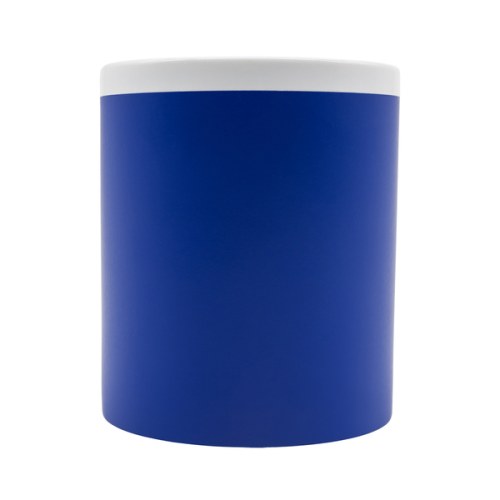 Kubek ceramiczny Velutti 350 ml, niebieski