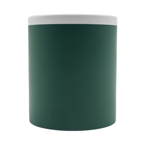 Kubek ceramiczny Velutti 350 ml, zielony