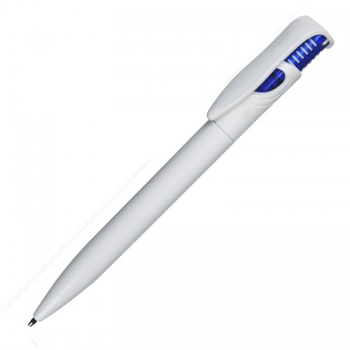 Długopis Fast, niebieski/biały
