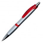 Długopis Fatso, czerwony/srebrny
