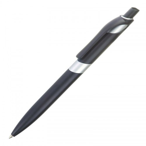Długopis Marbella, srebrny/czarny