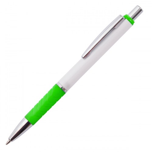Długopis Rapido, jasnozielony/biały