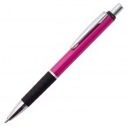 Długopis Andante Solid, różowy/czarny