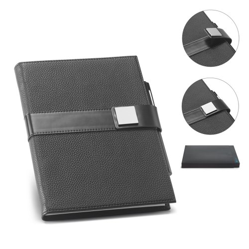 EMPIRE NOTEBOOK. Notatnik A5 z kartkami w linie, czystymi i w kropki