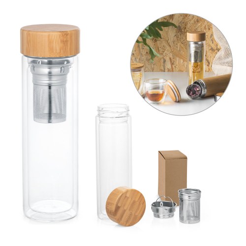 MAKAROVA. Butelka z zaparzaczem 490 mL