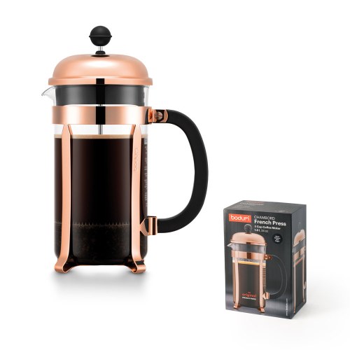 CHAMBORD COPPER 1L. Ekspres do kawy 1L