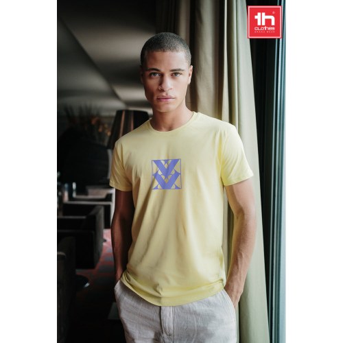 THC LUANDA. T-shirt męski z bawełny rurkowej