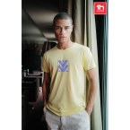 THC LUANDA. T-shirt męski z bawełny rurkowej