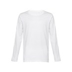 THC BUCHAREST WH. Męski bawełniany T-shirt z długim rękawem