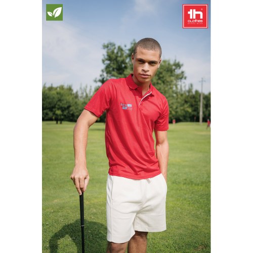 THC DYNAMIC. Męska techniczna koszulka polo