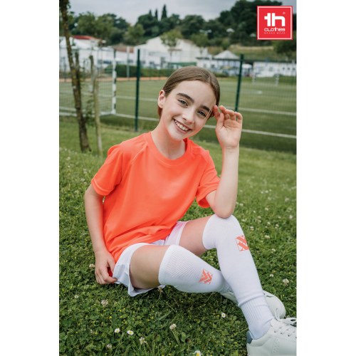 THC RUN KIDS WH. Dziecięce skarpety sportowe do połowy łydki