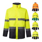 VL THEMIS. Dwukolorowa kurtka (190 g/m²) z poliestru (100%) z powłoką PU