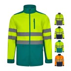 VL HESTIA LARGE. Dwukolorowa kurtka soft shell (280 g/m²), z polarową podszewką i membraną TPU, z poliestru (96%) i elastanu (4%)