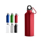 RE-LANDSCAPE M. Butelka aluminiowa z recyklingu (100% rAL) karabińczykiem 530 ml
