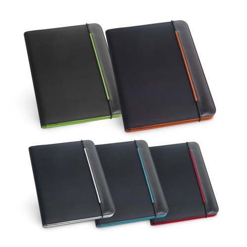 FITZGERALD. Teczka A4 z PU i 800D z blokiem strony w linie