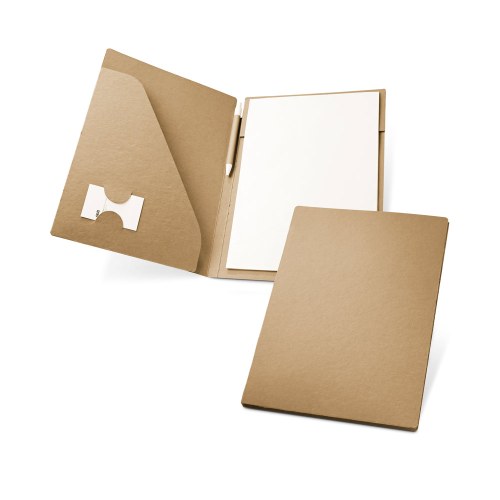 POE. Teczka na dokumenty formatu A4 wykonana w 100% z papieru pochodzącego z recyklingu (450 g/m²)