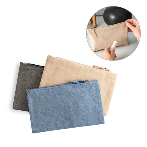 MILLIE. Etui wielofunkcyjna bawełnę pochodzącą (70% rPET) z poliester z recyklingu (30%) (140 g/m²)