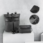 ROVER BACKPACK. Plecak z mikrofibry i PU