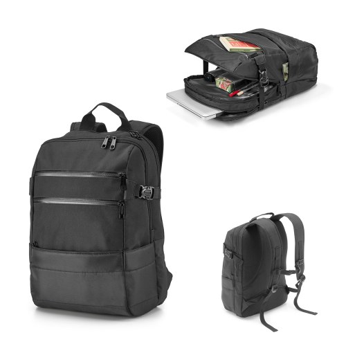 ZIPPERS BPACK. Plecak na laptopa 15.6'' z poliester 300D i żakard 840D