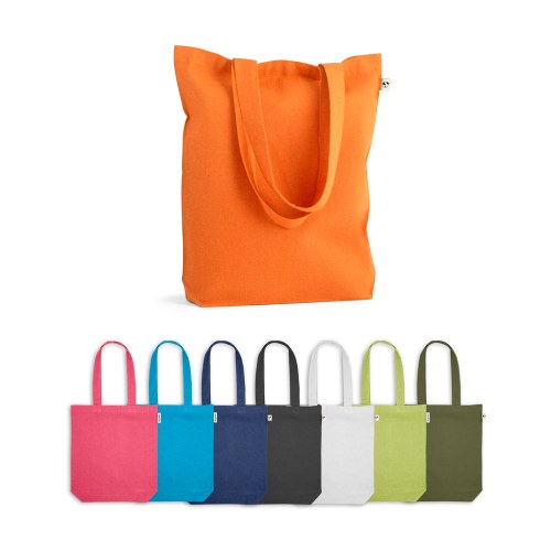 MERIDA. Torba z bawełny (50%), bawełny z recyklingu (30%) i poliester (20% rPET) (220 g/ m²)