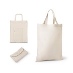 BEIRUT. Składana torba z bawełny (50%), bawełny z recyklingu (30%) i poliestru (20% rPET) (140 g/m²)