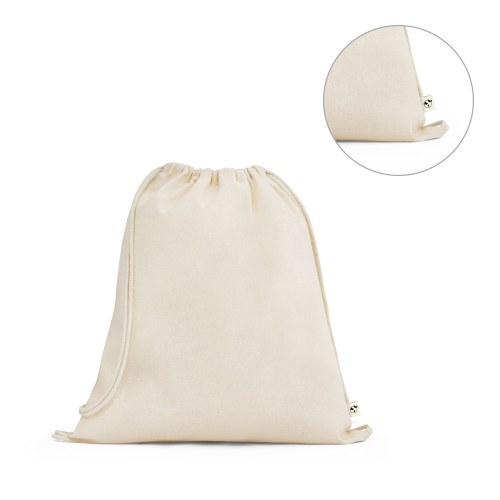BELIZE. Torba na plecak ze 100% bawełny organicznej (140 g/m²)