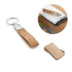 CORKS. Brelok wykonany z korka i metalu