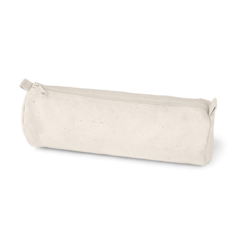 SCHOOLI. 100% płótno bawełniane piórnik (290 g/m²), o cylindrycznym kształcie