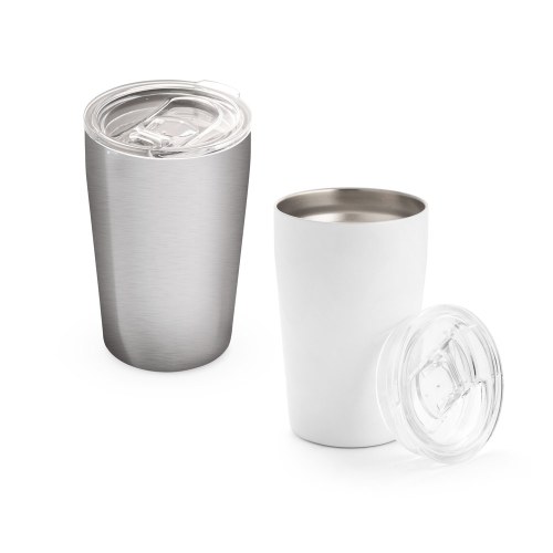 SLIDER. Dwuścienny kubek podróżny do sublimacji wykonany 380 ml