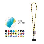 GOSPORT. SET Lanyard TUBE Long (Ø 7 mm) z karabińczykiem spustowym 9 mm i uchwytem na telefon komórkowy