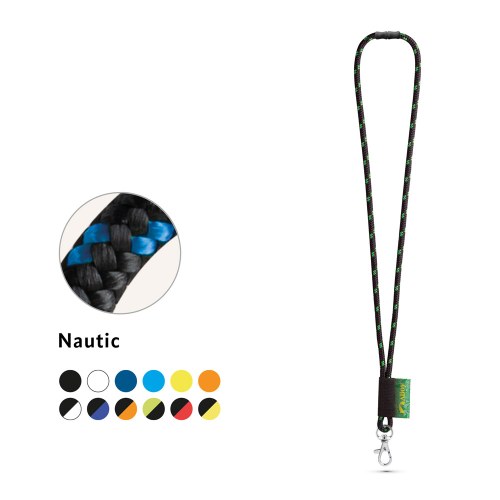 MANSFIELD. ZESTAW Smycz NAUTIC długa (Ø 7 mm) z karabińczykiem 9 mm i zapięciem bezpieczeństwa Ø 7 mm