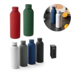 ODIN. Butelka próżniowa ze stali nierdzewnej (36% z recyklingu) o podwójnych ściankach 550 mL