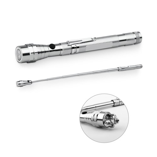 NOBEND. Wysuwana metalowa latarka LED