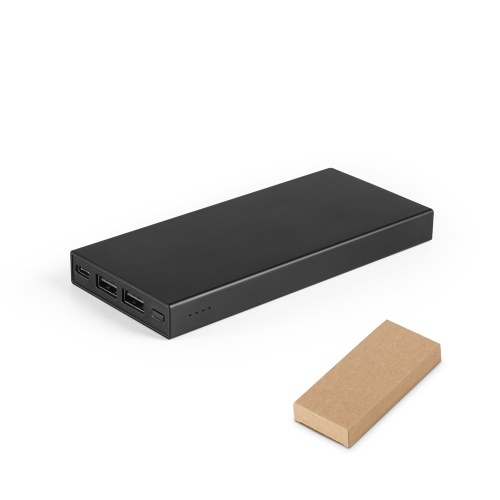 DOROTHY 10. Power bank 10 000 mAh wykonany w aluminium pochodzącego z recyklingu (100% rAL)