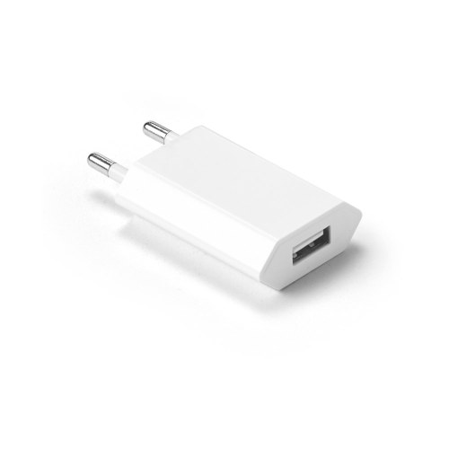 WOESE. Zasilacz USB-A 5W z ABS pochodzącego z recyklingu (100% rABS)