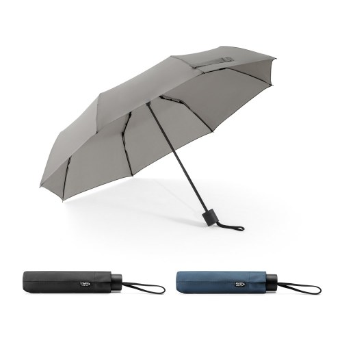 AIDEN. Parasol 21" z poliestru z recyklingu (100% rPET) o gramaturze 190T, składany na 3 części