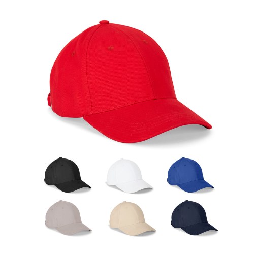 NATHAN. Czapka z 100% bawełny (260 g/m²) z 6 panelami
